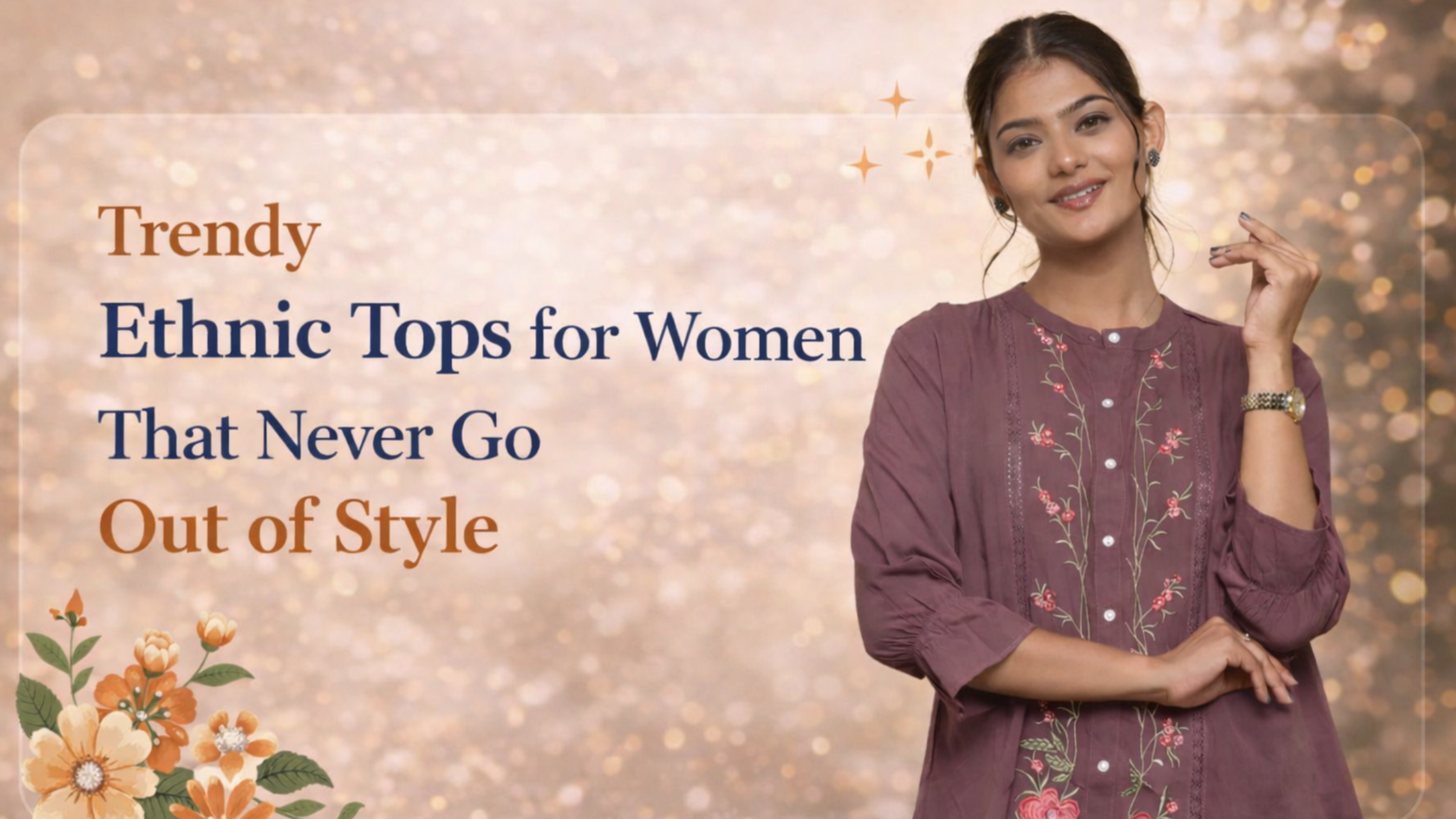 Stylish Ethnic Tops for Women That Never Go Out of Style