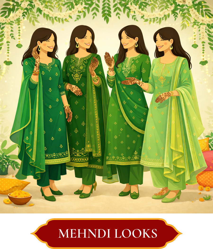 Mehndi Looks
