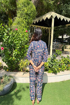 Aparajita Blue Short Stylish Co-ord Set