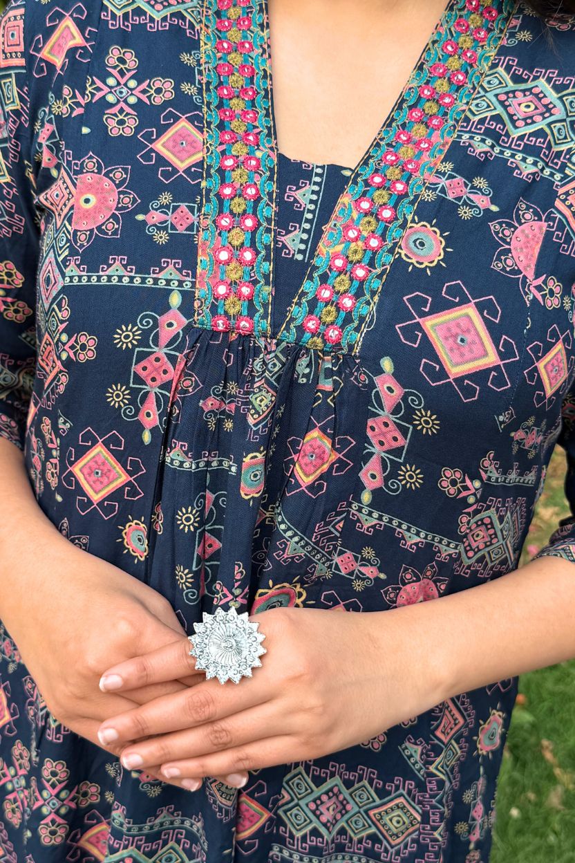 Aparajita Blue Stylish Co-ord Set