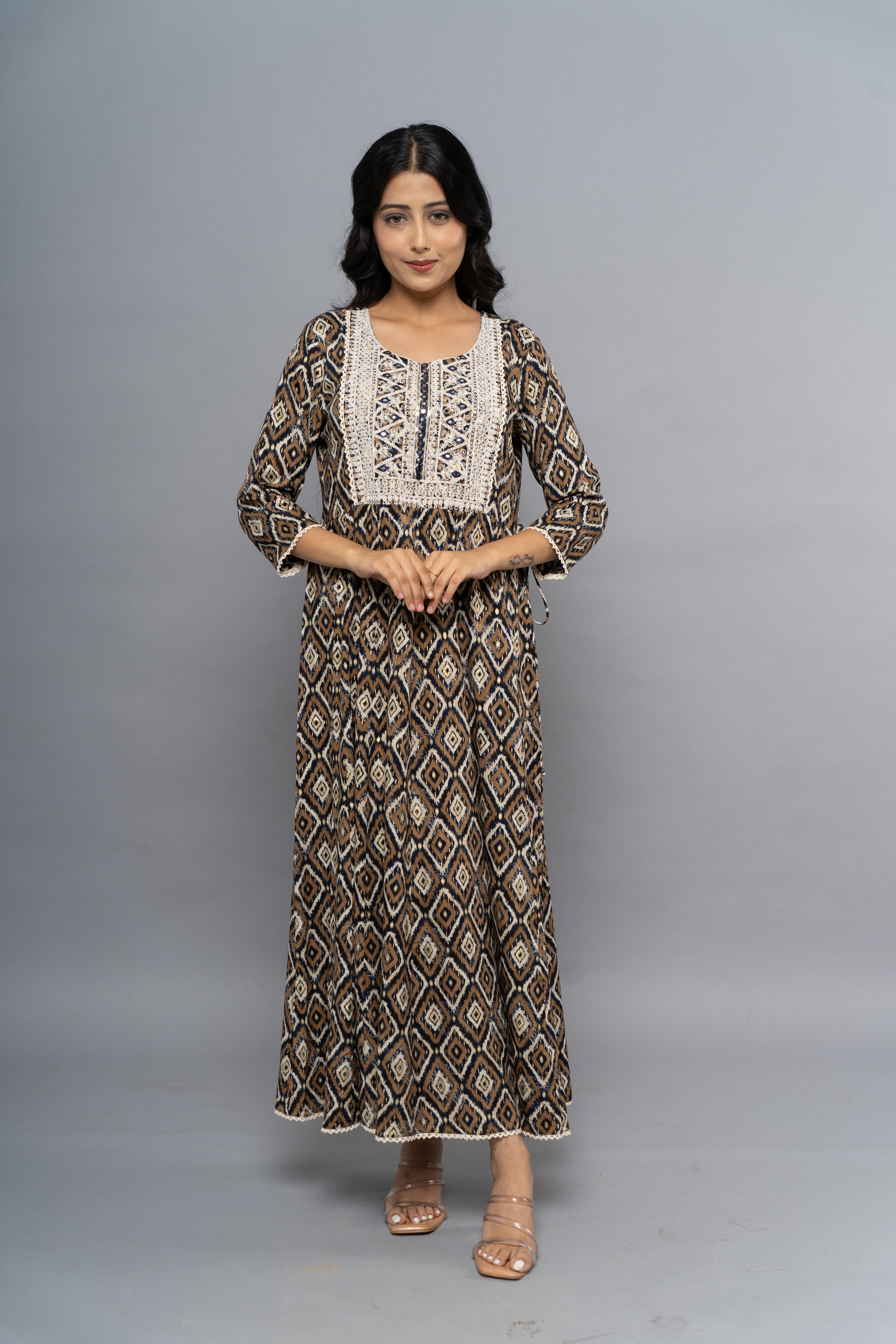 Dark Color Rayon Kurta
