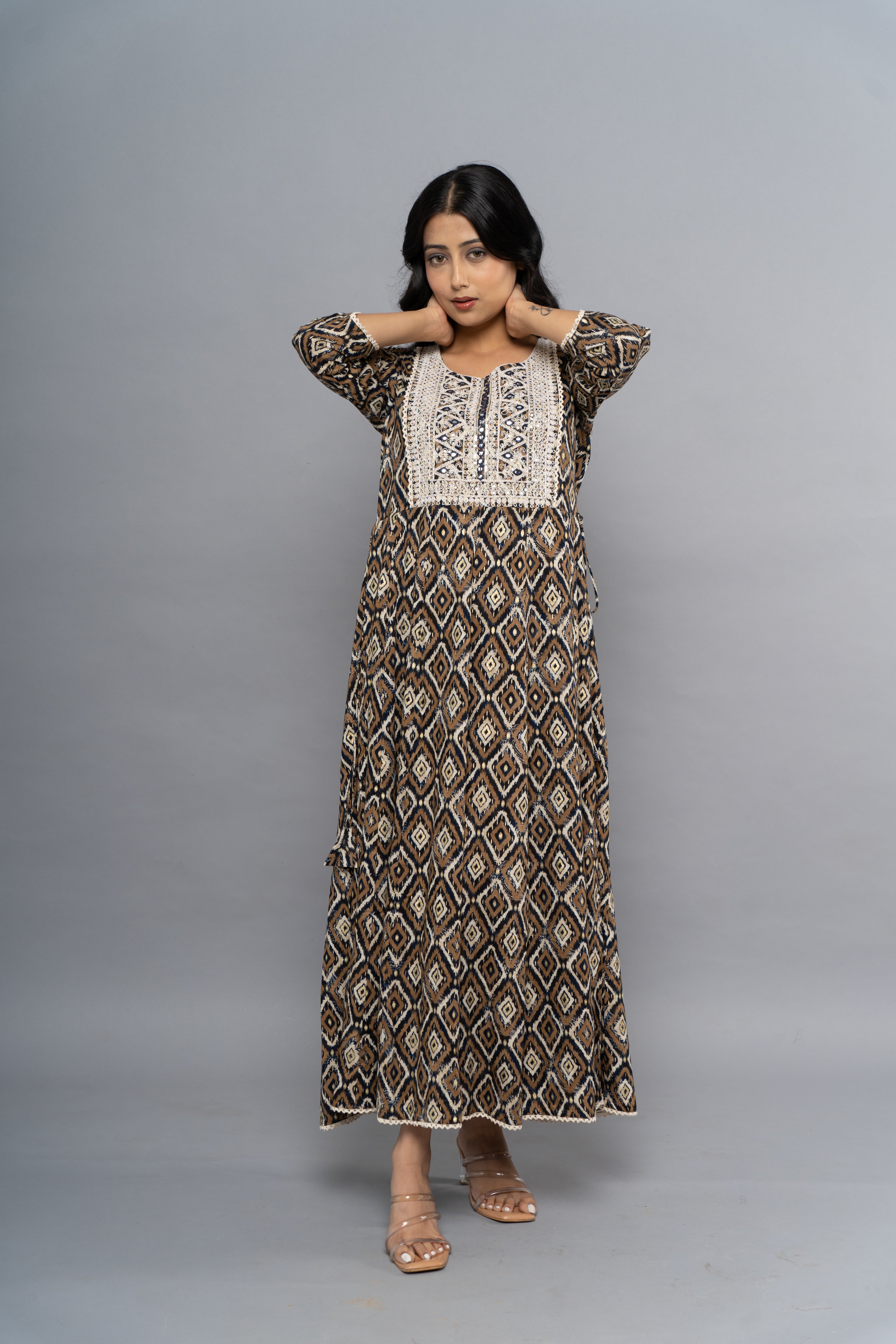 Dark Color Rayon Kurta