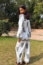 🌙Moonlight Square Neck Bell Sleeves Co-ord Set