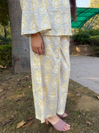 Women wearing Gulbahar co-ord set for festive occasions